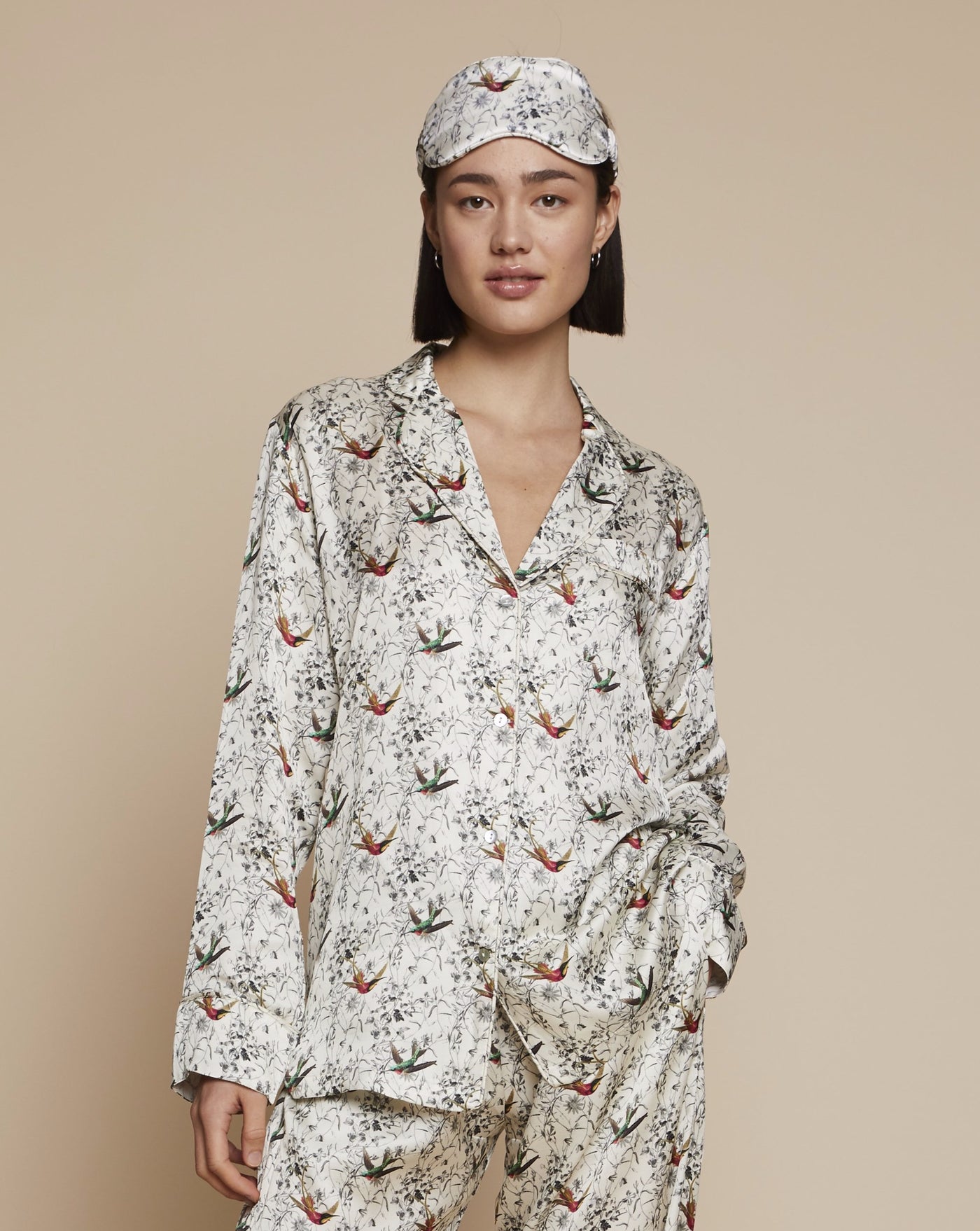 Elisabetha in September - Loungewear Top, Pyjama, Silk Pyjama, Nightwear | RADICE