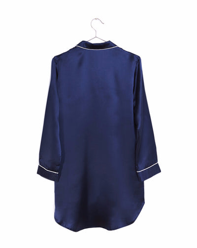 Camilla in Fullmoon Sky -  Silk Nightshirt, Pyjama, Nightwear | RADICE