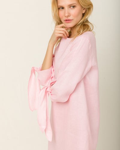 Mia Nightdress in Candy Rosé Loungewear, Pyjama, Seidenpyjama, Schlafanzug | RADICE