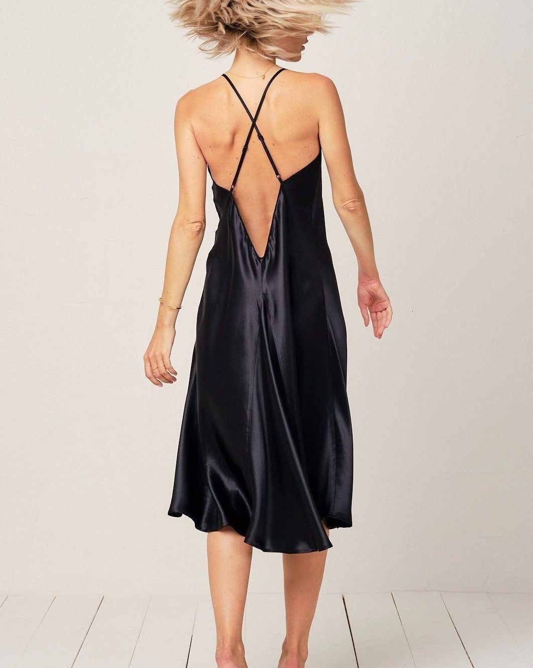 black night dress Clara in Midnight Color:As photo-Pink october2024 refined base layer for Boss Hugo Boss Men’s